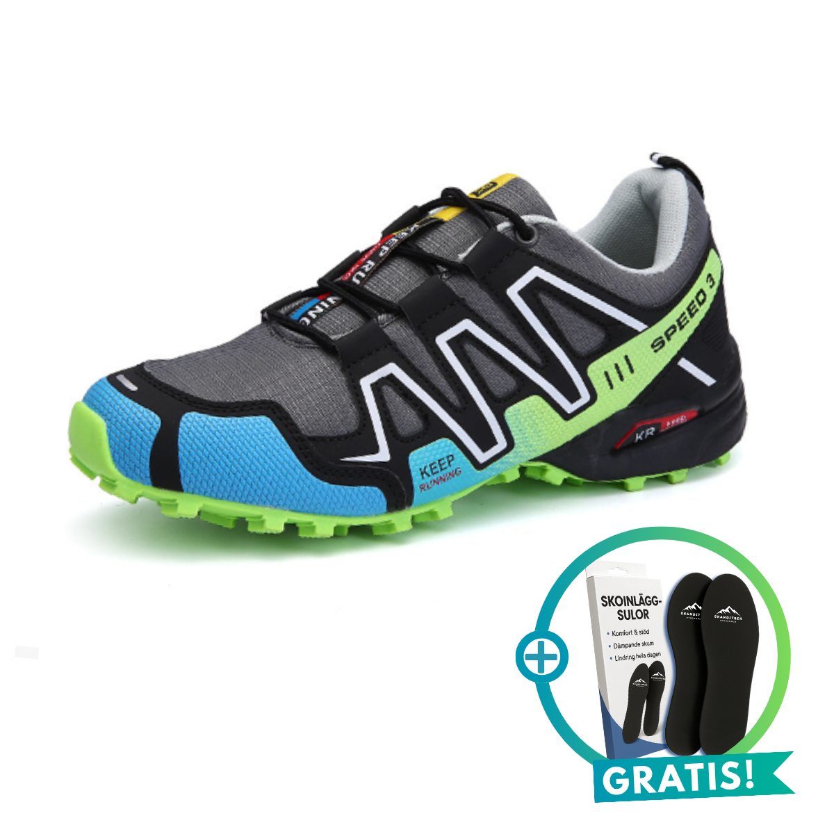 Summit Trek - Herresko for Utendørsbruk | Inkluderer GRATIS Såle (Kopi)