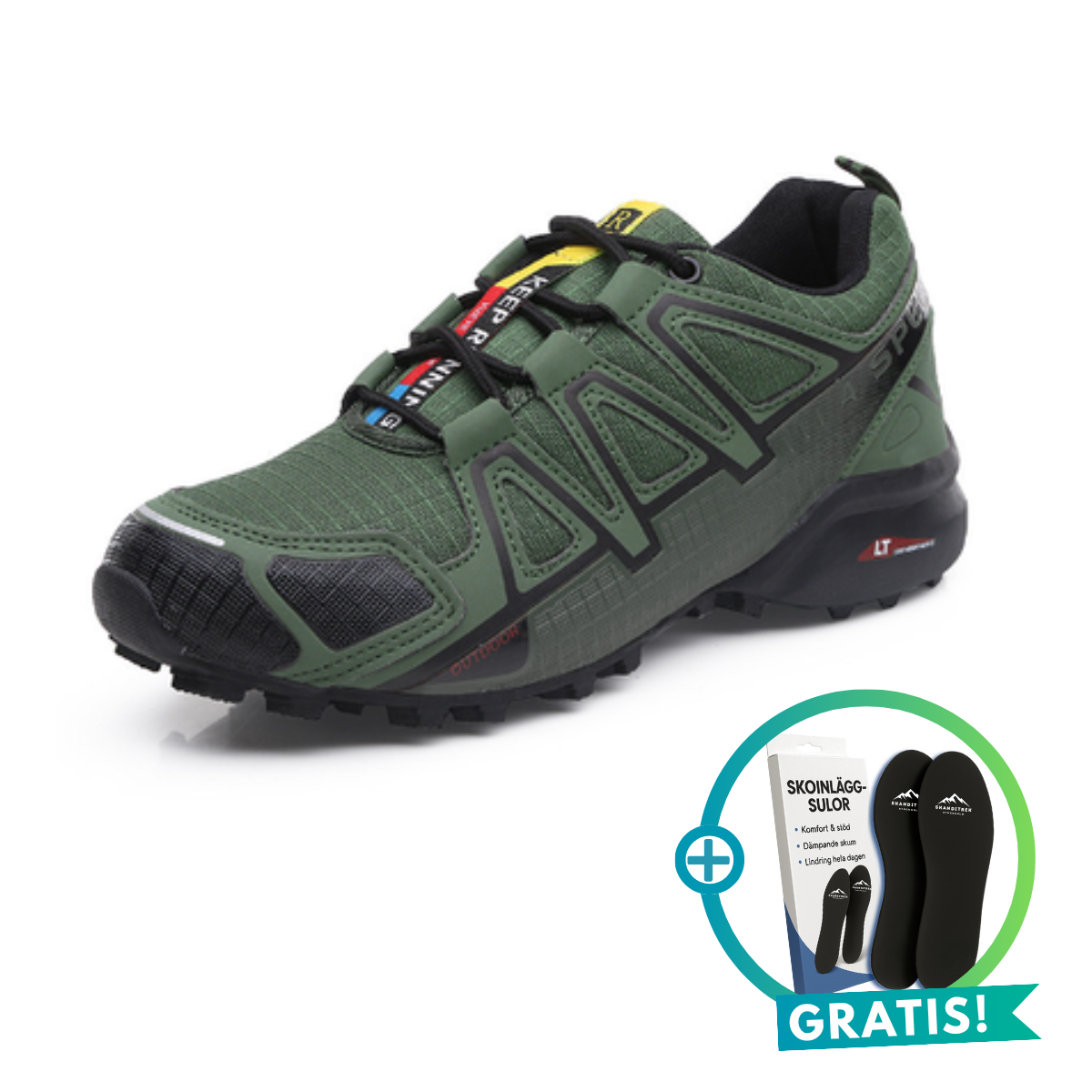 Summit Trek - Herresko for Utendørsbruk | Inkluderer GRATIS Såle (Kopi)