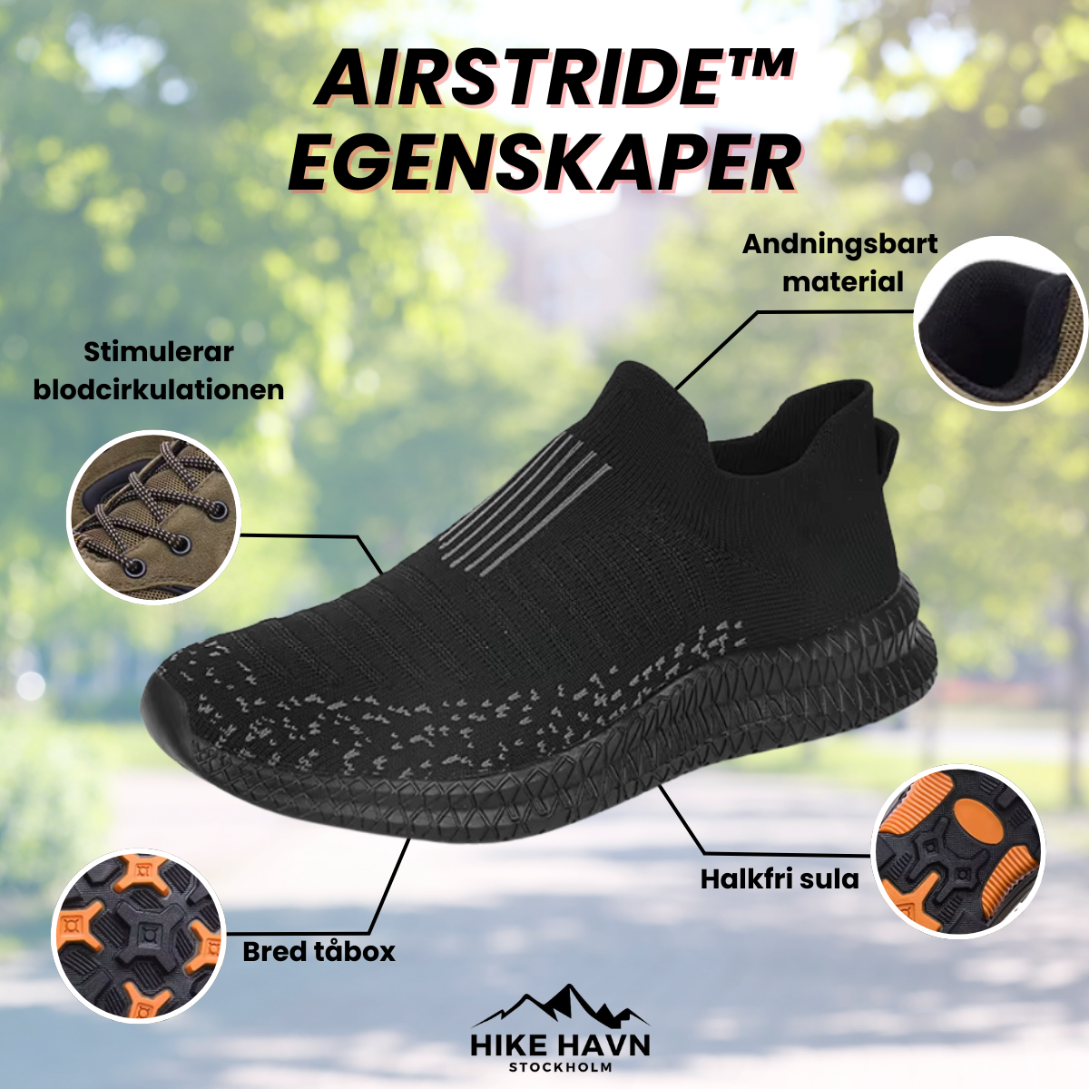 AirStride™ - Lette Mesh-sneakers