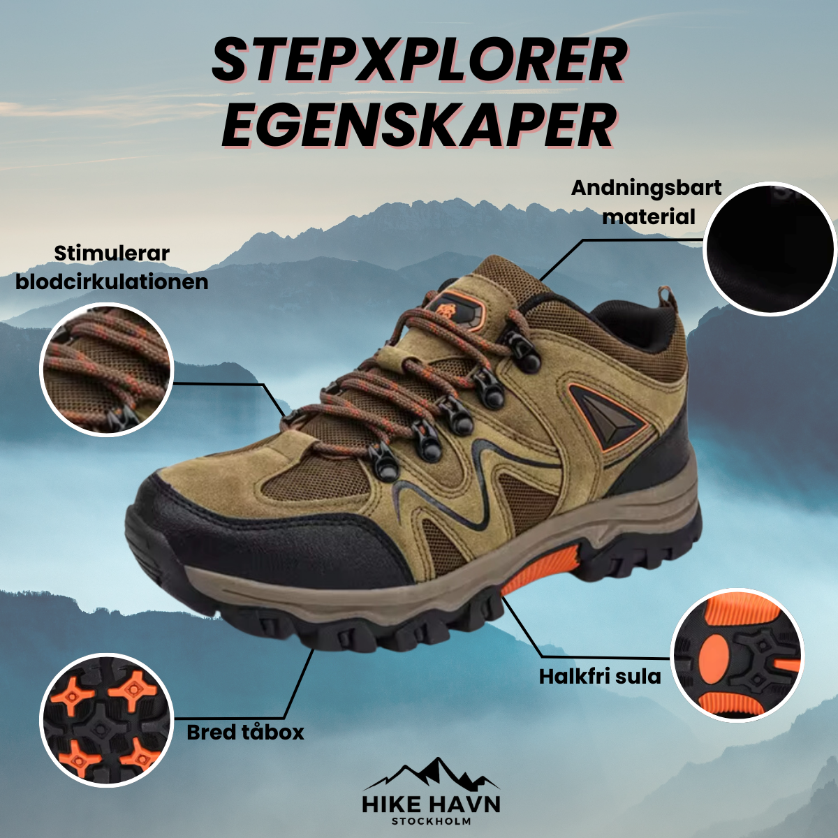 StepXplorer - Herre Utendørssko