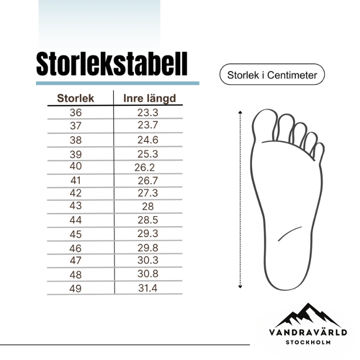 Svennor - Herre Ortopediske Utendørssko | Inkludert GRATIS Ortopedisk Såle