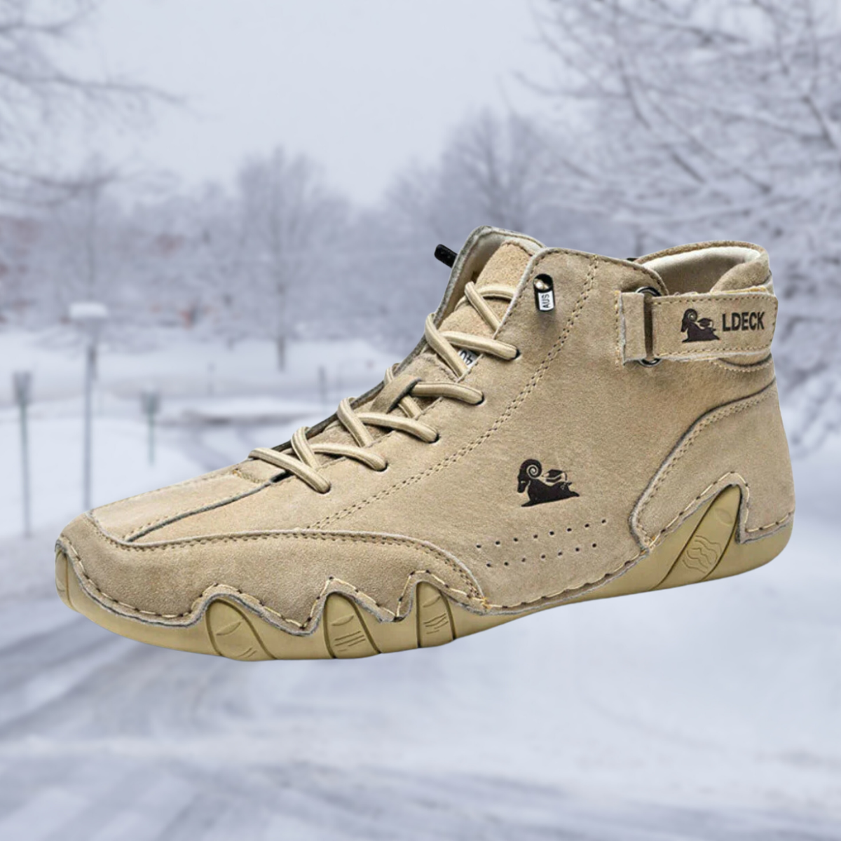 SuedeFlex - Vanntette Ankelstøvler i Syntetisk Skinn