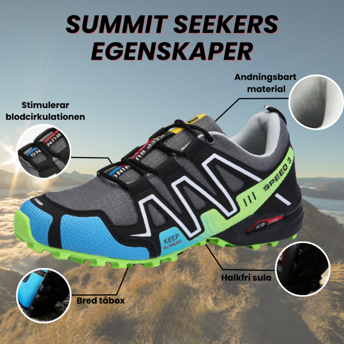Summit Trek - Herresko for Utendørsbruk | Inkluderer GRATIS Såle