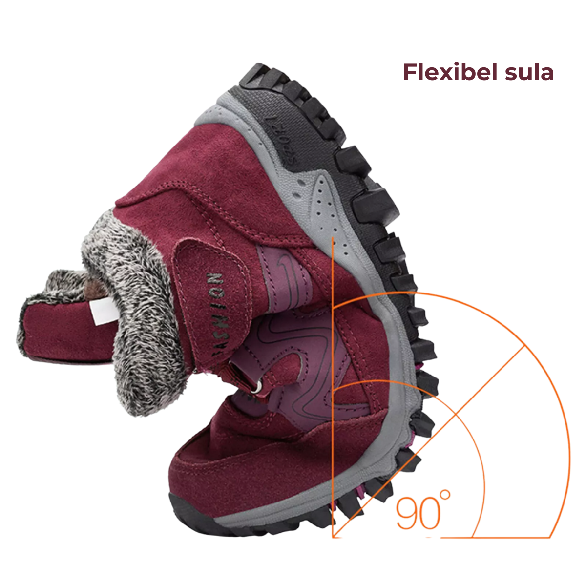 FurroTek – Høye Vinterstøvler med Pelsbeskyttelse
