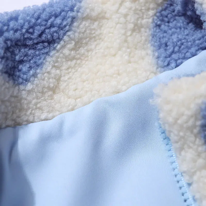 Monica | Chaqueta reversible con corazones