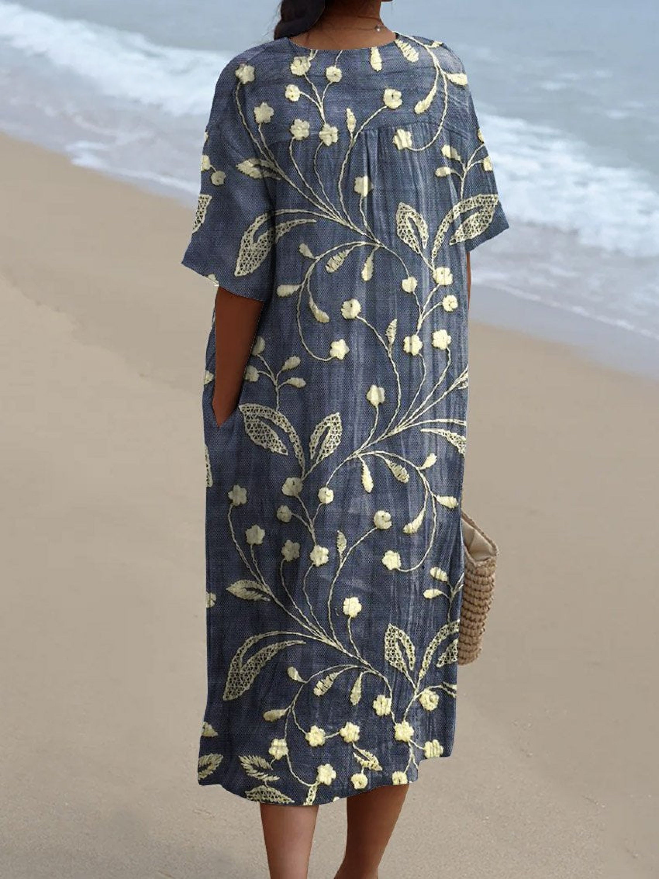 Itzel | Vestido Hoja de medianoche